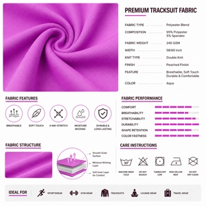 Ensemble de survêtement deux pièces pour femmes de haute qualité, veste zippée intégrale et pantalon large, vêtements décontractés, directement de l'usine - Product Image 5