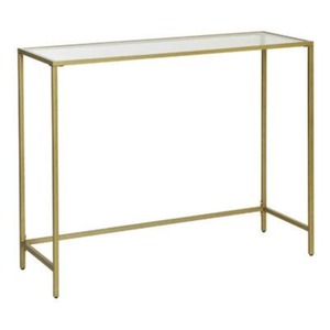 <b>Wood</b> Top Metal Console <b>Table</b> <b>Rustic</b> Modern Furniture Living Room Entryway Hallway Bedroom Home Decor Accent <b>Table</b> - Product Image 2