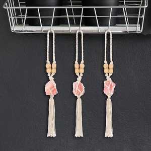 กระจกมองหลังเกลือหิมาลายันดิบทำด้วยมืออุปกรณ์ตกแต่งรถของขวัญสไตล์ความรักสำหรับตกแต่งบ้านของเธอแกะสลัก - Product Image 6