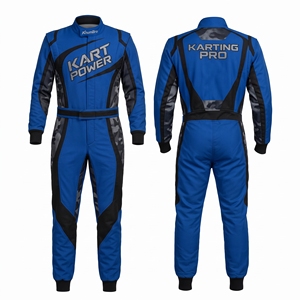 Combinaison de karting professionnelle pour course automobile, personnalisée, brodée, style Cordura, ignifuge, vêtements de sport automobile - Product Image 1
