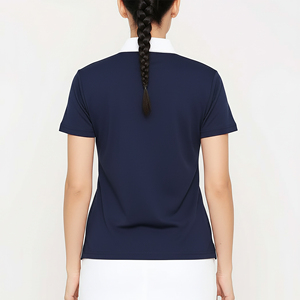 Polo à manches courtes élégant et personnalisé de haute qualité pour femmes, en coton 220 g/m², nouvelle couleur, prix de gros abordable, polo pour femmes - Product Image 6