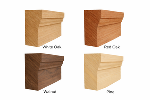 Molduras de Ladrillo Blanco de Madera Maciza para Rieles de Cuadros, Rosetones, Bloques de Plintos, Aplicaciones en Villas y Hoteles - Product Image 2