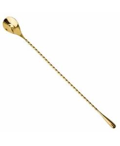 Cuillère de bar de luxe en acier inoxydable à long manche, agitateur de cocktail, outil de mélange de boissons, élégant et professionnel, pour barman, accessoire de bar, pour boissons - Product Image 5