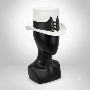 Sombreros de Cuero al por Mayor para Hombre, Elegantes Sombreros de Corona Alta para Tiendas Minoristas, Tiendas de Disfraces y Proveedores de Moda - Product Image 2