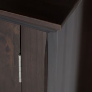 Armoire de rangement moyenne Acadian Brunette Brown pour salon - Product Image 4