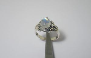 Natural Rainbow <b>Moon</b> Gemstone <b>Rings</b> Wholesale Jewelry 925 Sterling Silver <b>Rings</b> Indian Jewelry Suppliers - Product Image 4