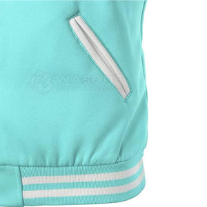 Premium Quality Casual Men's Letterman <b>Jacket</b> with Stand Collar and Front Logo Winter <b>Heated</b> Woolen Fabric Wholesale Clothing - Product Image 4