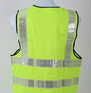 Gilet de sécurité haute visibilité à col montant, séchage rapide, réversible, respirant, imperméable, tissu de travail, couleurs/logos personnalisables, pour hommes - Product Image 2