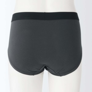 Men's High Waist Solid Color Breathable Knitted Spandex Cotton Shorts Underwear Casual Style Elastic Waist - Product Image 3