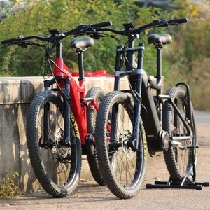 Bicicleta Eléctrica con Suspensión Completa y Neumáticos Anchos, 1000w 1500w, Aluminio, Motor Central BAFANG, Nueva 2022 - Product Image 3