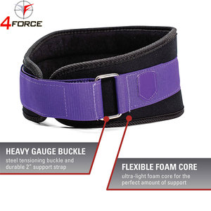 Adjustable Neoprene Padded Gym Belt <b>Back</b> <b>Support</b> Weightlifting Powerlifting Belt for Fitness Training Men and Women - Product Image 3