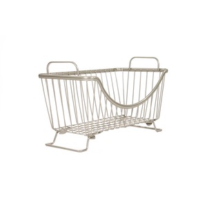 Cesta de Almacenamiento Metálica Premium con Asas Antideslizantes para Uso Doméstico - Product Image 1