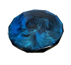 4 Inch ABSORBENT RESIN <b>COASTERS</b> HOLDER Classic Style <b>Drink</b> <b>Coasters</b> Great Home Decor Mats Pads for Housewarming Gift - Product Image 4