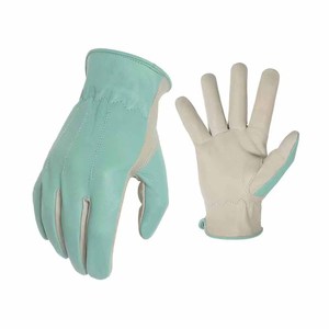 Gants de travail en cuir de chèvre, robustes, pour la sécurité industrielle, protection des mains, performance optimale, gants de jardinage - Product Image 1