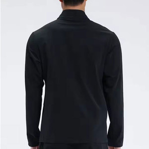 Mens Athletic Training <b>Jacket</b> <b>Lightweight</b> <b>Running</b> Sportswear Breathable Zip Front Fitness Top For Gym Exercise And Outdoor - Product Image 5