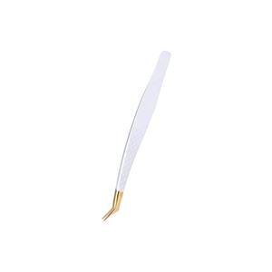 แหนบต่อขนตาและแหนบขนตาเพิ่มวอลลุ่มทองคำขาว - Product Image 2