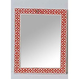 Handmade Luxury Natural Bone Inlay Wall Decor Stylish Modern Home Framed <b>Mirror</b> - Product Image 2