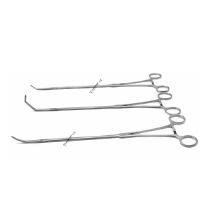 Ensemble de 3 instruments thoracoscopiques de haute qualité pour chirurgie ORL et de la gorge, en acier inoxydable, certifiés CE et ISO - Product Image 1