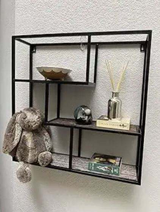 Estantes de Pared Decorativos de Alambre Metálico con Recubrimiento de Polvo Negro de Alta Calidad para Decoración del Hogar, Recién Llegados - Product Image 4