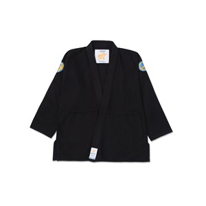 ชุดยูโด IBJJF สีดำสำหรับผู้ชาย ผ้าฝ้าย 100% ทรงปกติ ทนทาน เหมาะสำหรับศิลปะการต่อสู้สำหรับผู้ใหญ่ - Product Image 1