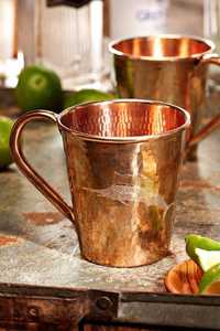 Taza de Cobre de Diseño Moderno Premium Bold Blossom para Cocina, Mesa de Comedor, Uso en Camping, Gran Capacidad, Trabajo Artesanal Tradicional - Product Image 2