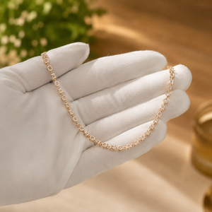 Mixed Diamond Choker <b>Necklace</b> for Women 10K Rose Gold Plated Wedding Jewelry Elegant Moissanite Anniversary Gift - Product Image 5