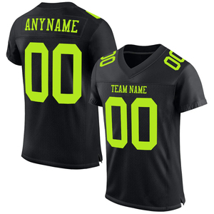 Maillot de football américain personnalisé pour homme, respirant, à manches courtes, imprimé, séchage rapide, 100% polyester, maillot de football de club - Product Image 4