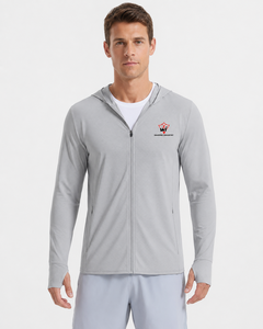 Sudadera con Capucha Personalizada para Hombre, Ligera, 100% Algodón, con Mangas Largas, Diseño Transpirable, Orificios para Pulgares y Bolsillos - Product Image 2
