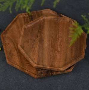 Plateau en bois, plateau de service en bois, plateau de petit-déjeuner en bois avec poignée personnalisée, fabricant en gros - Product Image 6