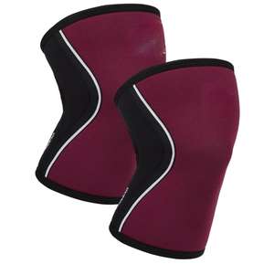 Genouillères de compression élastiques légères et respirantes en néoprène de 7 mm avec logo personnalisé pour la musculation et l'haltérophilie - Product Image 2