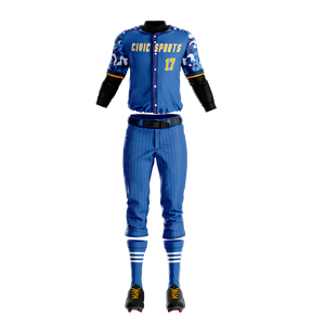 Custom Logo Honkbal Uniform Hot Selling Heren Private Label Ontwerp Je Eigen - Product Image 1