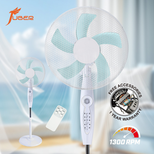 Modern 18 Inch Mechanical Four-Speed Oscillating Electric Pedestal Fan for Household & Hotel Use