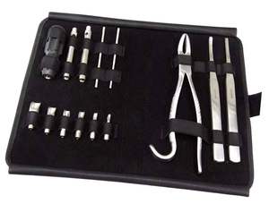 Golden Crest Industries – Kit d'extraction dentaire Burgess Wolf de 14 pièces, grandes pinces en acier inoxydable pour l'extraction des dents - Product Image 2