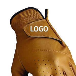 Guantes de Golf Profesionales de Piel de Oveja con Logotipo Personalizado Disponibles en Todos los Tamaños para Hombre, Guantes de Golf de Cuero Cabretta Personalizados OEM para Hombre - Product Image 3