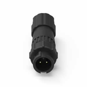 Conector de Ensamblaje Tipo 2PIN con Contacto de Latón y Carcasa de Nailon, Resistente al Agua IP67 - Product Image 3