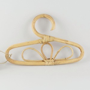 Lovely handmade kid hanger toddlers clothes <b>hanging</b> essentials natural cane rattan hangers - Product Image 1
