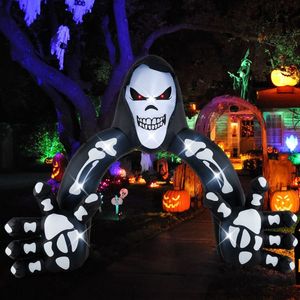 Decorazioni Gonfiabili per Esterni di Halloween: Arco di Grim Reaper con Sacche d'Acqua e Picchetti - Product Image 3