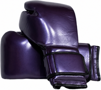 Gants de boxe professionnels en cuir PU à double sangle avec logo personnalisé, soutien maximal du poignet, MMA, Muay Thai, extérieur, 12oz 14oz