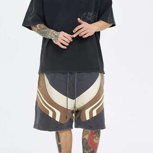 Pantalones Cortos Cargo de Verano para Hombre, Personalizados, 100% Algodón, Transpirables, de Cintura Media, con Paneles de Felpa Suave y Diseño de Bloques de Color - Product Image 4