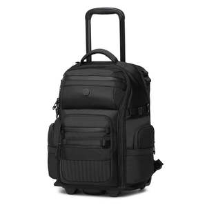 Sac à dos de voyage imperméable Bagnex 9820 avec roulettes pivotantes, approuvé par les compagnies aériennes, sac à roulettes en polyester pour l'école - Product Image 2