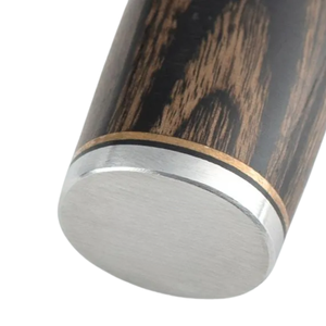 Couteau Nakiri de 5,5 pouces, lame en acier inoxydable Damas, manche en bois brun, couteau de cuisine japonais pour hacher et trancher les légumes - Product Image 4