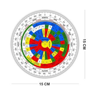 Boussole Vastu Shastra avec échelle de direction à 360 degrés pour la planification intérieure de la maison et du bureau, inspirée du Feng Shui - Product Image 3