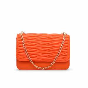 Bolso de mano de noche formal naranja P55568 - Product Image 3