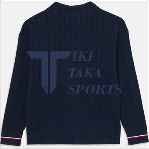 Suéter Cárdigan para Hombre Tiki Taka Sports, de Alta Calidad, Color Sólido, con Bolsillo en la Solapa, para Viajes, Negocios, Moda de Invierno, Transpirable - Product Image 6
