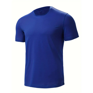 Camiseta Personalizada de Cuello Redondo y Manga Corta para Hombre, Algodón Premium, Ropa Deportiva Informal, Fabricante de Ropa Deportiva, Camiseta para Gimnasio, Camiseta para Correr - Product Image 1