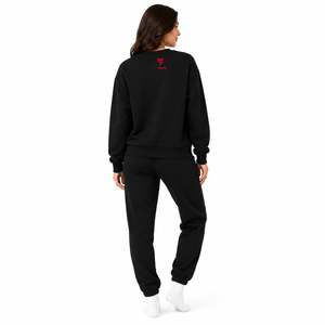 Sweat-shirt femme haut de gamme, vêtement décontracté, coupe ample, intérieur en polaire doux et respirant, tissu doux et chaud, mode quotidienne, confort. - Product Image 3