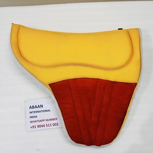 ALFOMBRA DE SILLÍN DE MALLA DE DISEÑO DE COCODRILO CON PARCHE DE CUERO DE ANTE RENDIMIENTO LLENADO DE ESPUMA DUAL FORRO POLAR LOGO OEM - Product Image 5