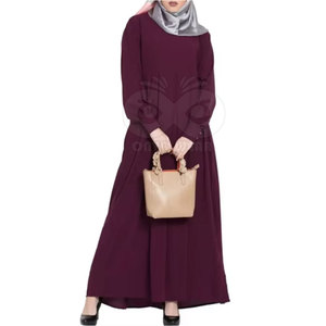 Women Abaya With Beautiful Embroidery Dubai Style Muslim Maxi Dress Long Sleeve <b>Islamic</b> <b>Clothing</b> For Ramadan Eid Festival - Product Image 5