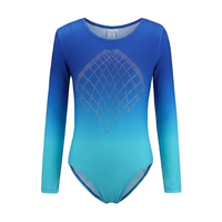 Leotardos de Gimnasia de Alta Calidad para Niñas, Spandex, Manga Larga, Brillantes, con Cierre de Lazo, Marca ORCHID DANCE, Venta al Por Mayor a Bajo Precio