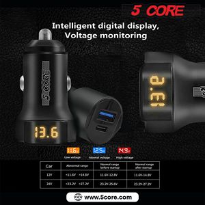 Caricabatterie per auto USB + adattatore di ricarica rapida di tipo C con chip intelligente per ricarica rapida per camion SUV - Product Image 3